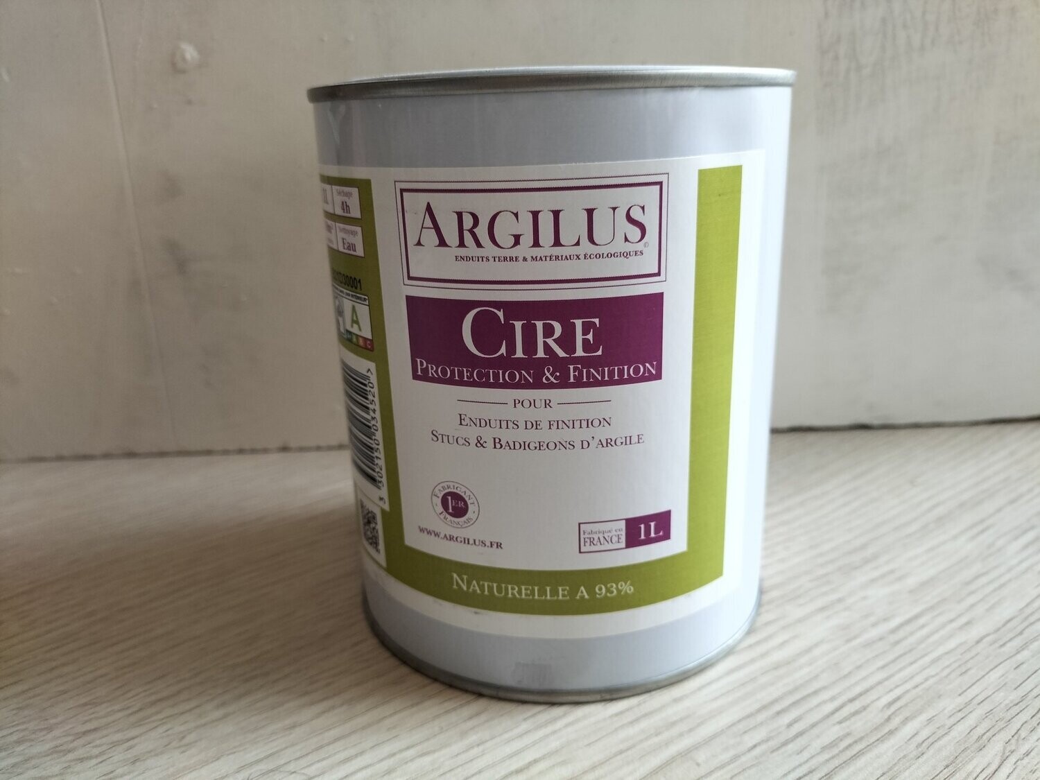 Argilus cire de protection et de finition