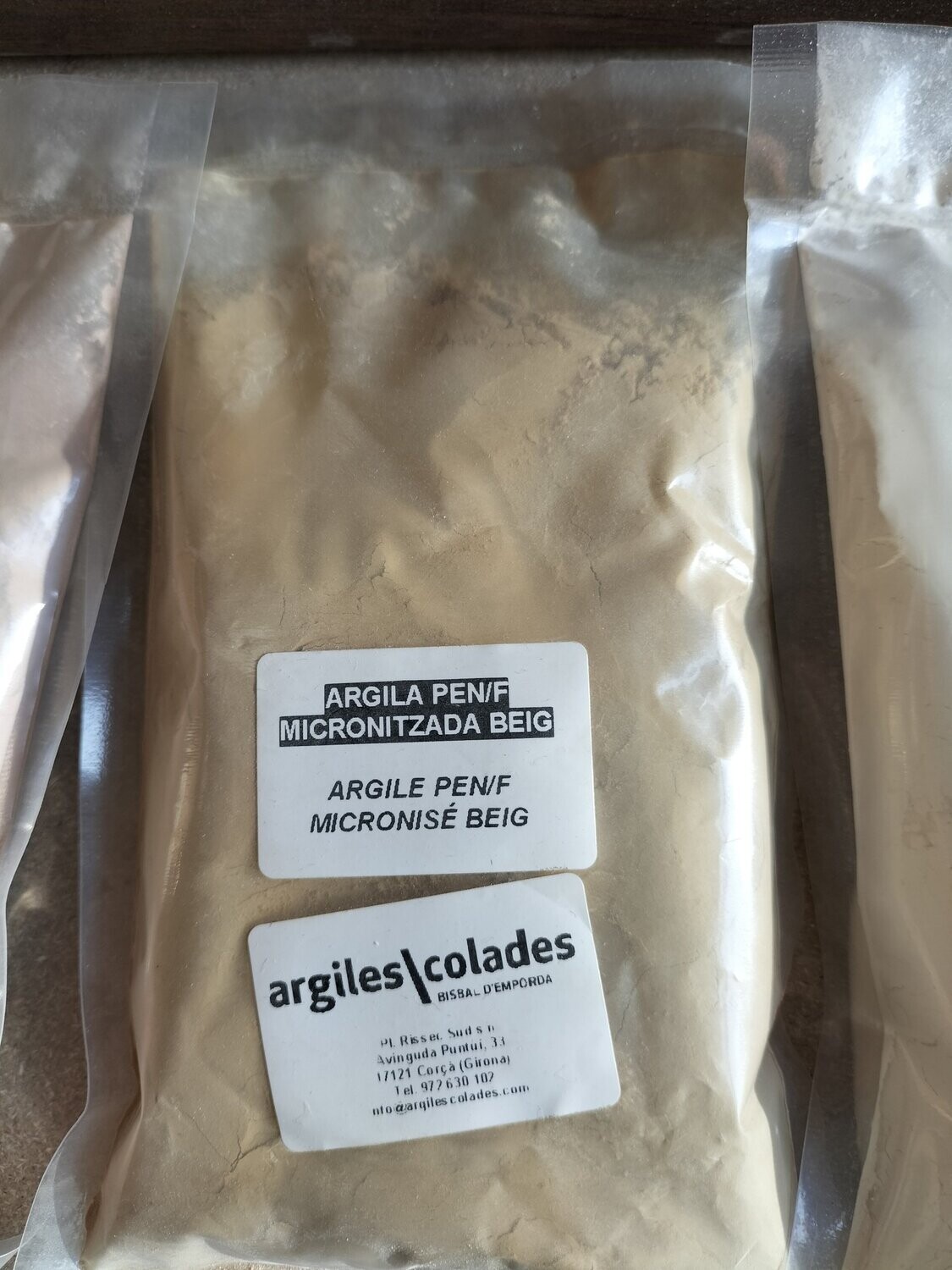 argiles micronisées BEIGE