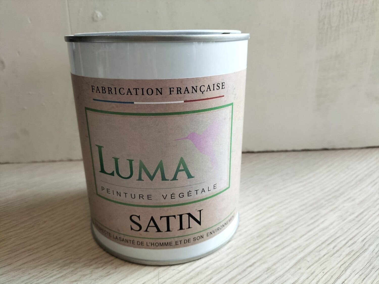 Peinture végétale Luma finition blanche satin 1L