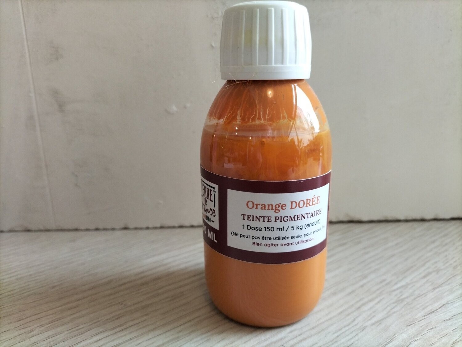 Colorant Terre de France orange dorée  150ml