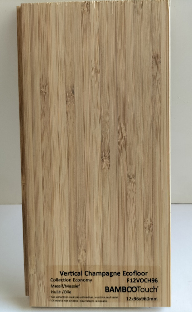 Parquet bambootouch Collection vertical Champagne Ecofloor