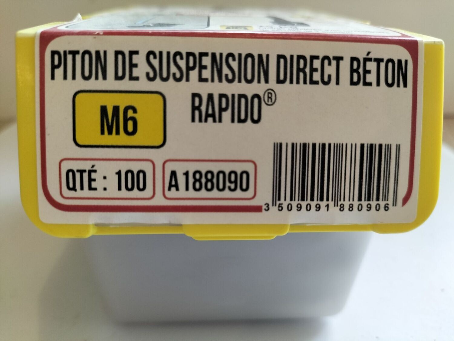 Piton de suspension direct béton "Rapido" M6