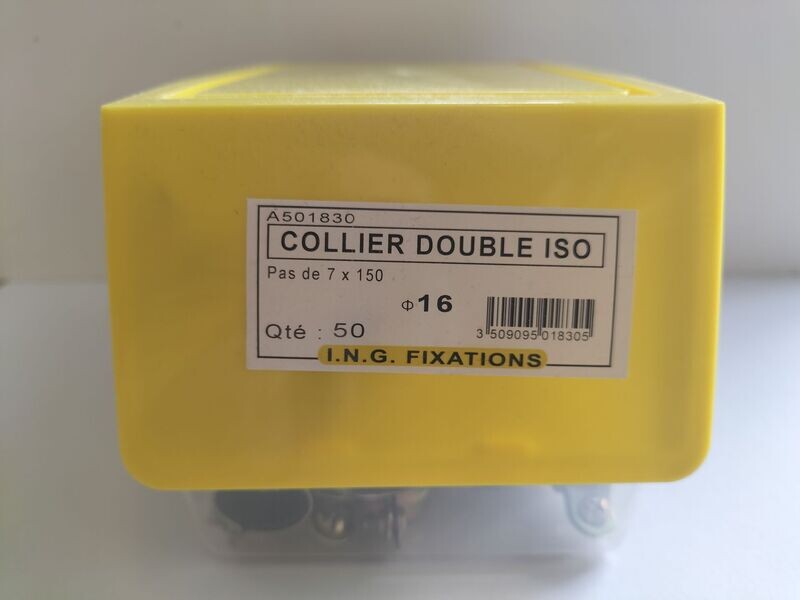 collier double iso diamètre 16mm
