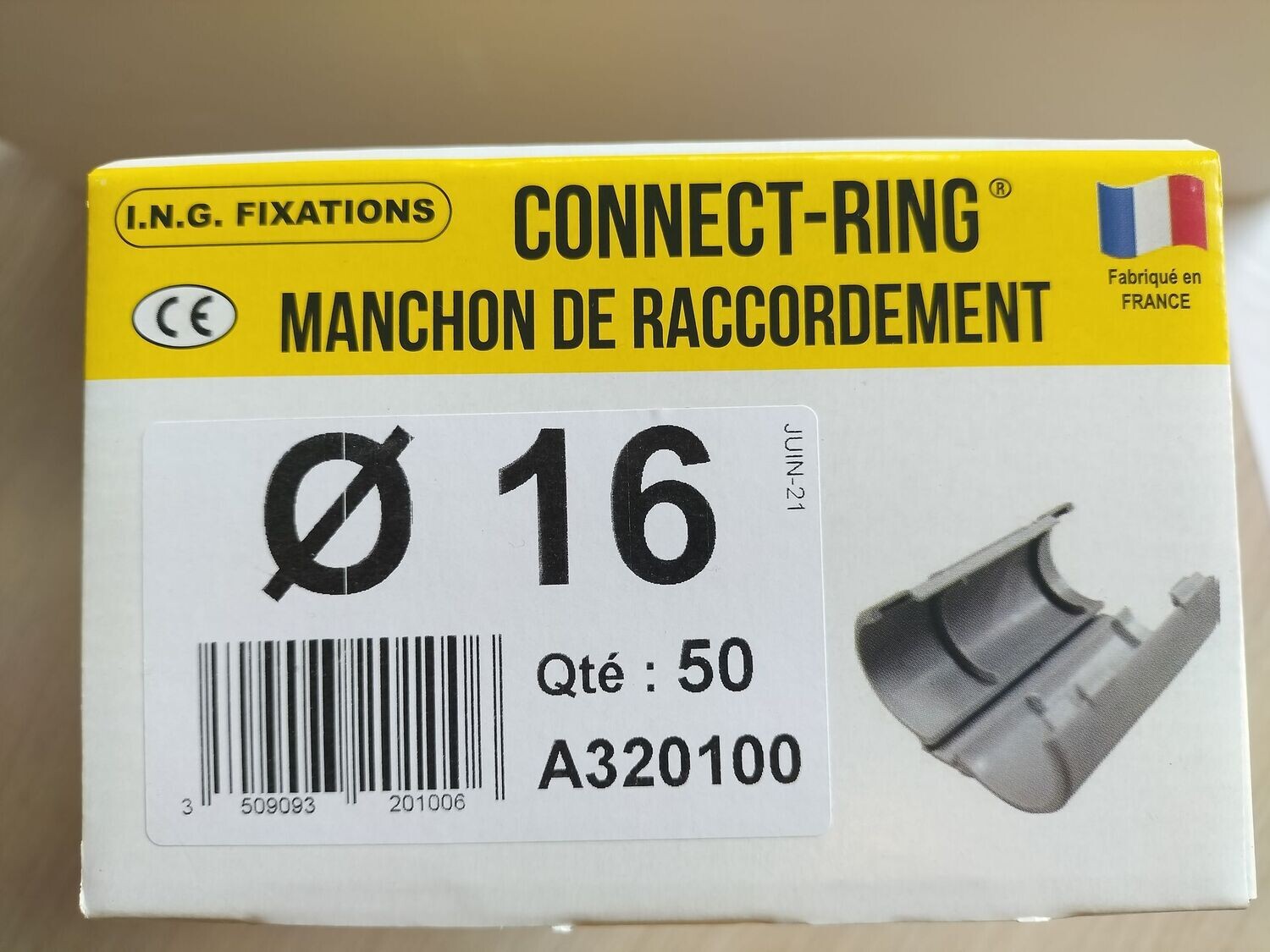 Connect Ring  D16 - manchon de raccordement