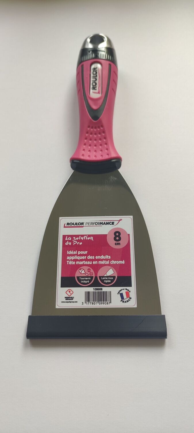 Outillage Roulor couteau a enduire rigide 8cm