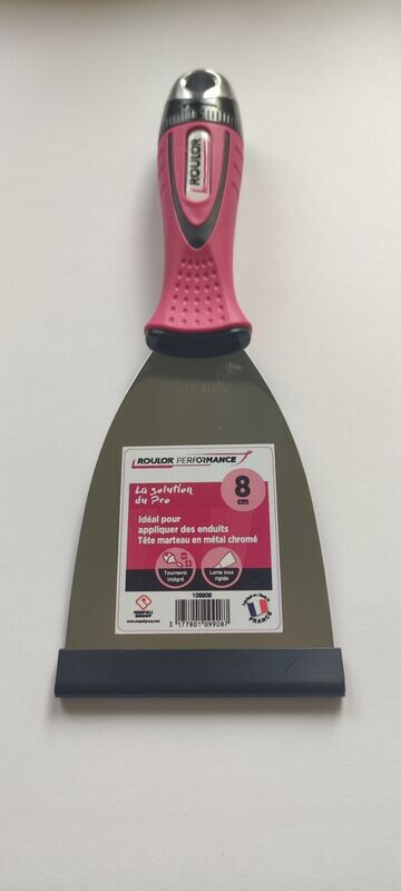 Outillage Roulor couteau a enduire rigide 8cm