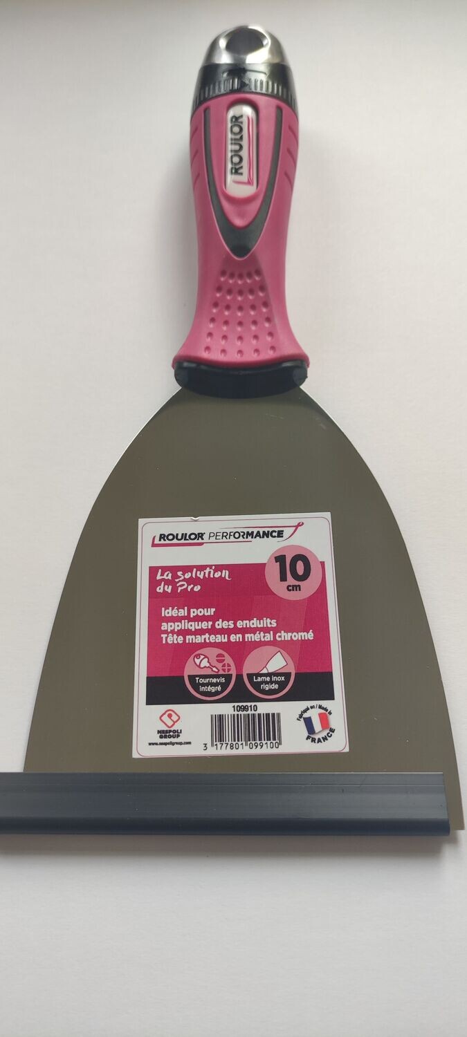 Outillage Roulor couteau a enduire rigide 10cm
