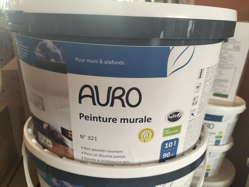 Auro  n°321 Peinture écologique blanche