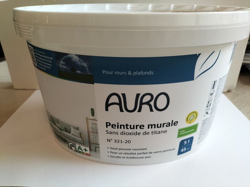 Auro  n°321-20 Peinture écologique blanche