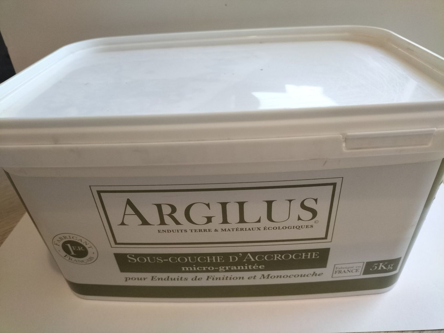 Enduit de finition Sous-couche Argilus