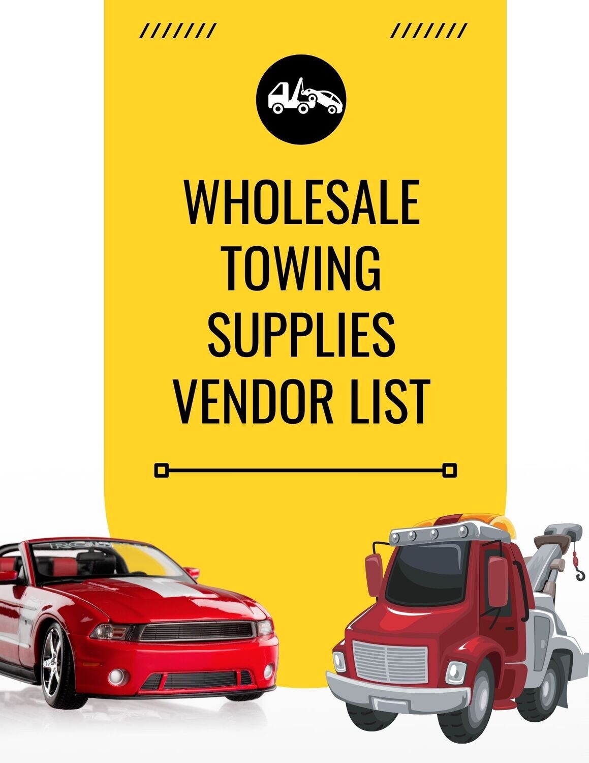 Verified Wholesale Towing Supplies Vendor List - Where to Buy Tow Truck Equipment - Recovery Supplies