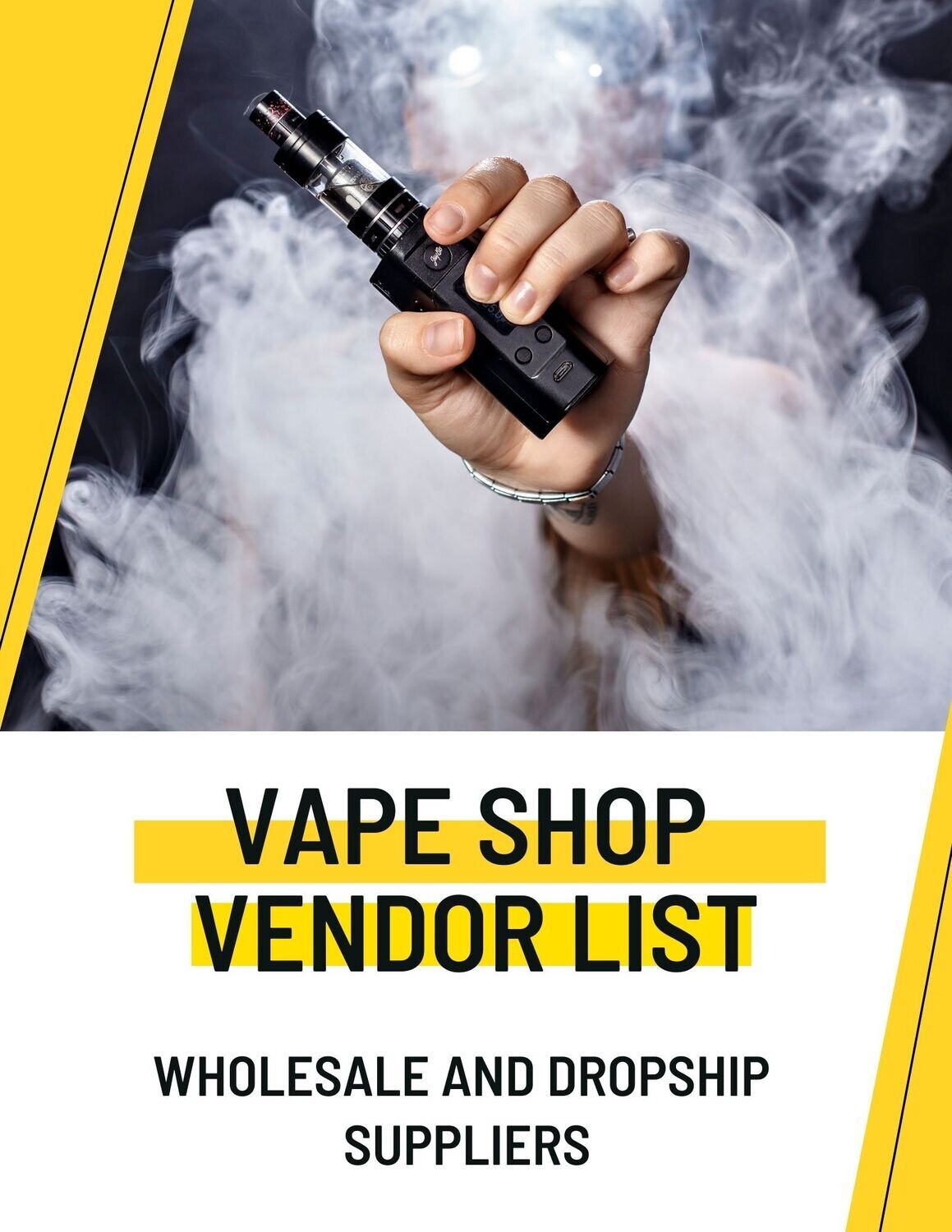 Verified Wholesale Vape Supplies Vendor List