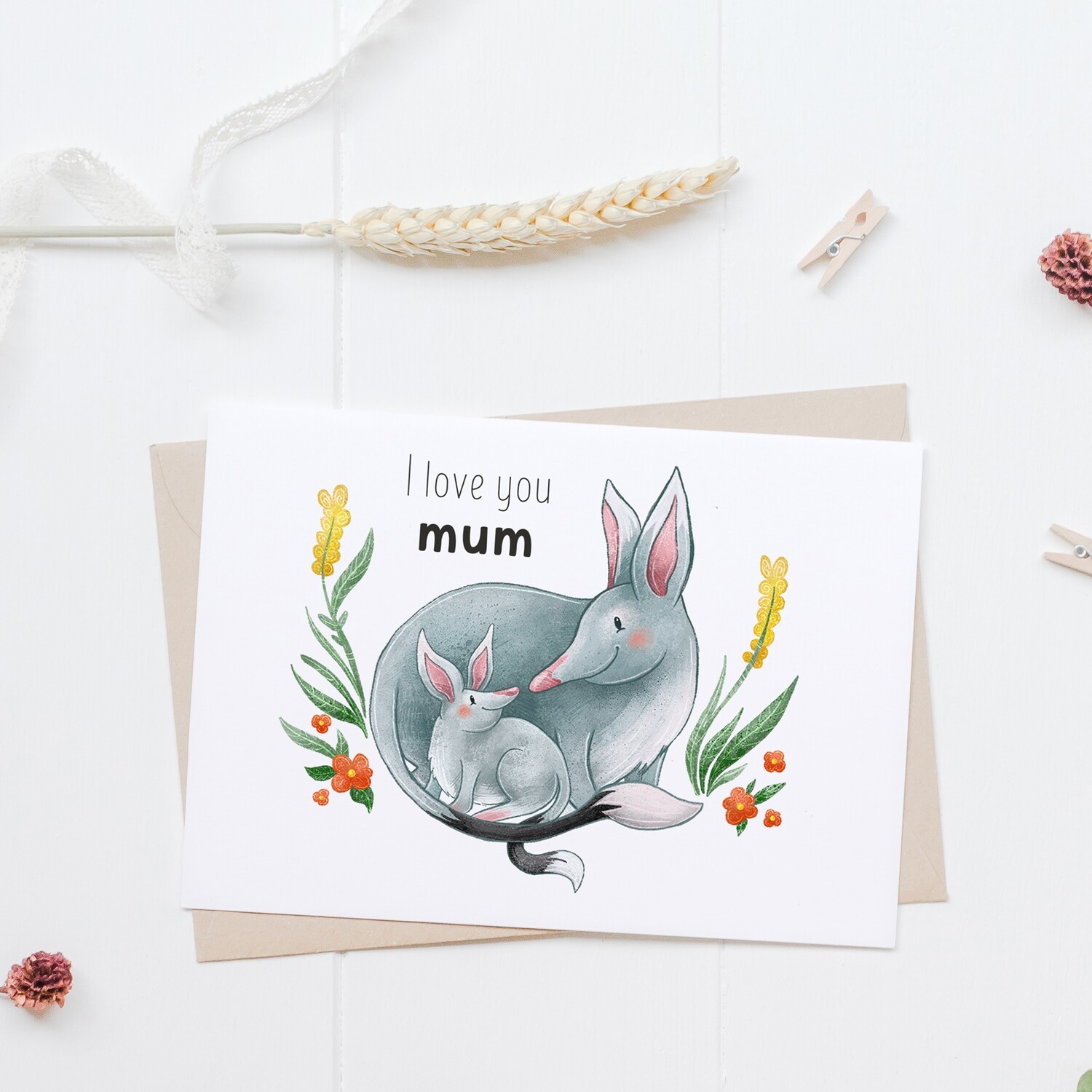 Australian Bilby Mother’s day card