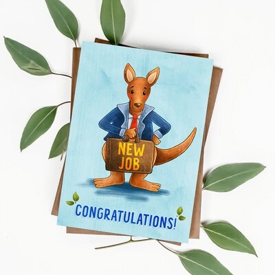 Congratulations On Your New Job, Australian Kangaroo