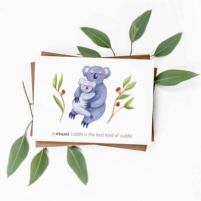 Australian koala mother’s day card