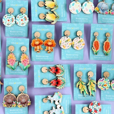 Wooden Earrings