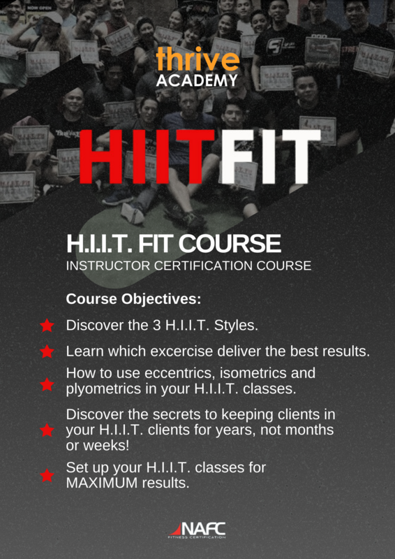 H.I.I.T. FIT INSTRUCTOR CERTIFICATION COURSE