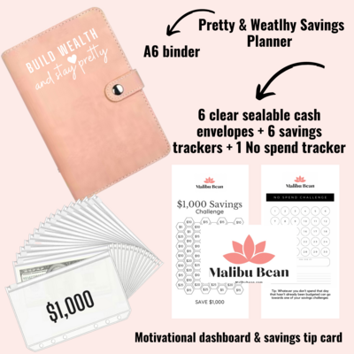 Pretty & Wealthy Savings Planner