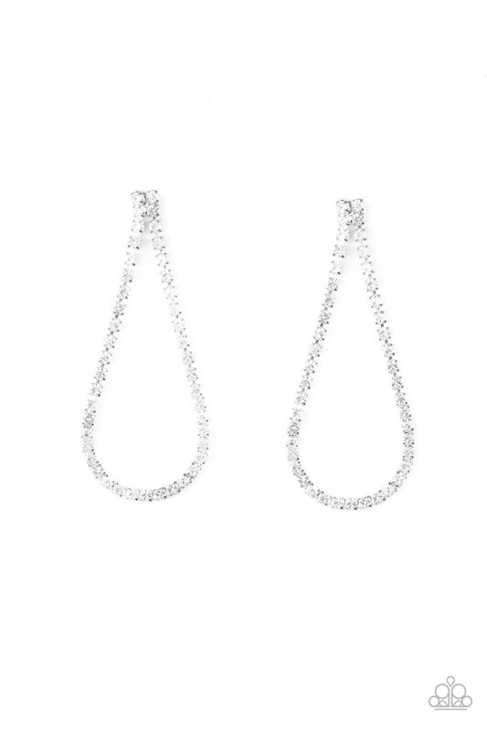 Diamond Drops - White / gold
