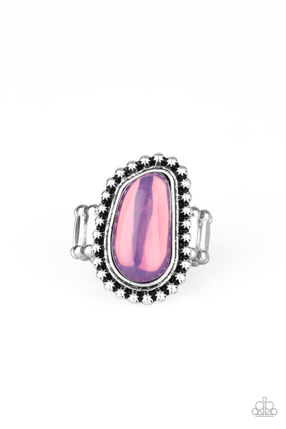 For ETHEREAL! - Purple / White Ring