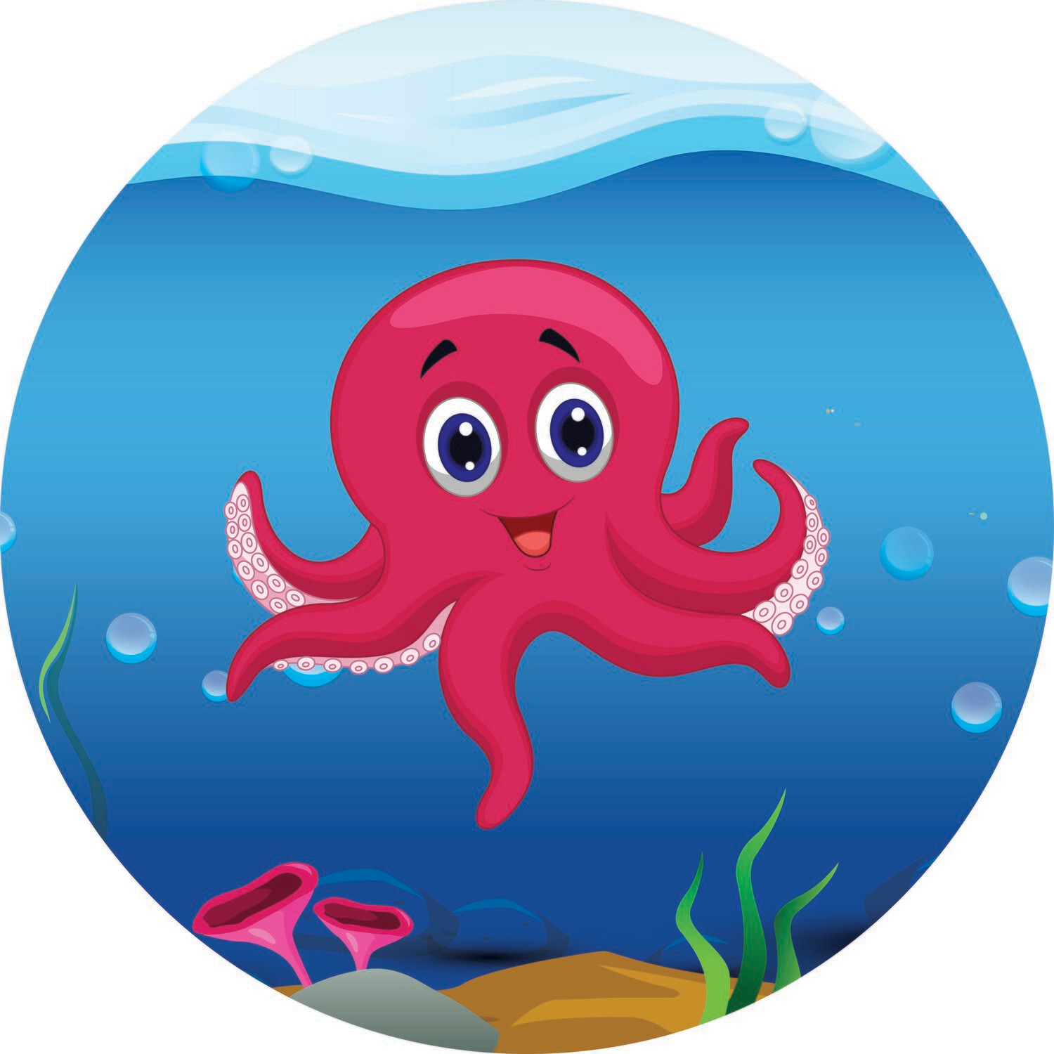 Underwater Graphic - Kids design (Jellyfish, 1m²)