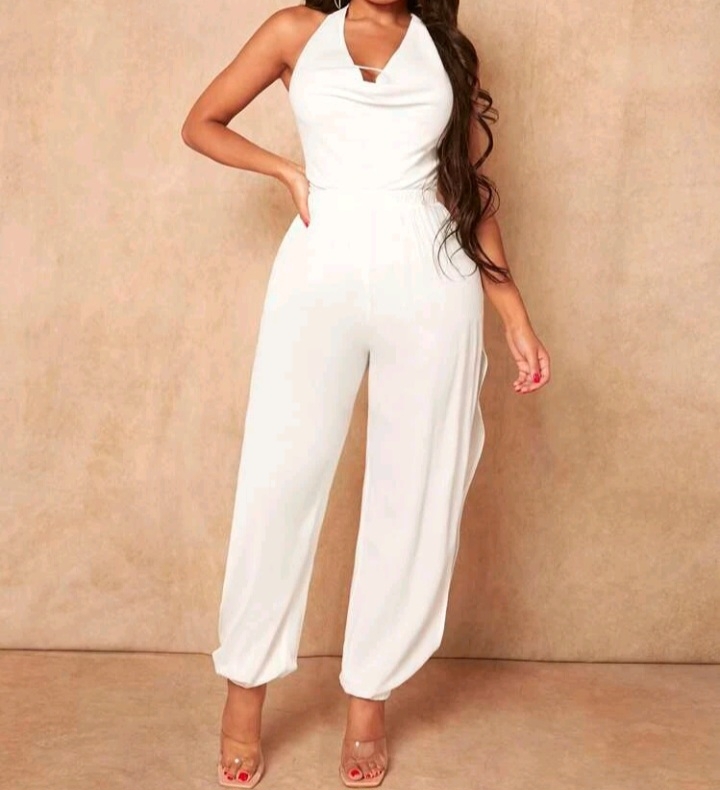 Sexy High Side Split Jumpsuit