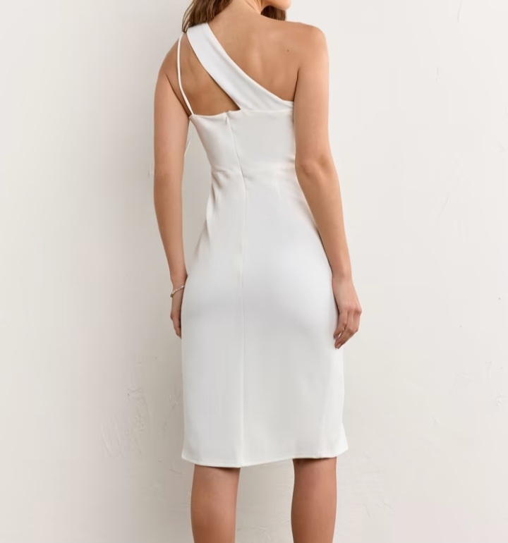 One-Shoulder Tulip Dress