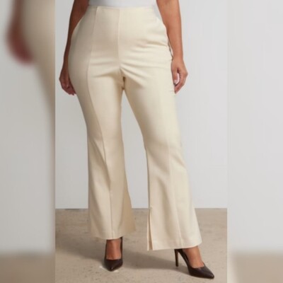 Fashionable High Rise Seamed Pant