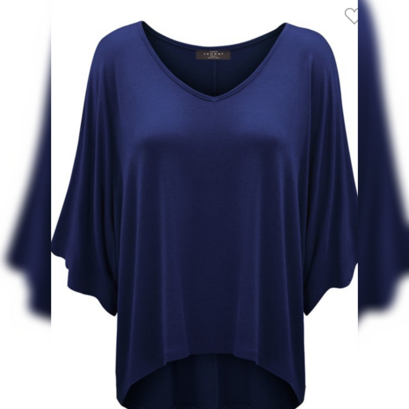 V-Neck High Low Top
