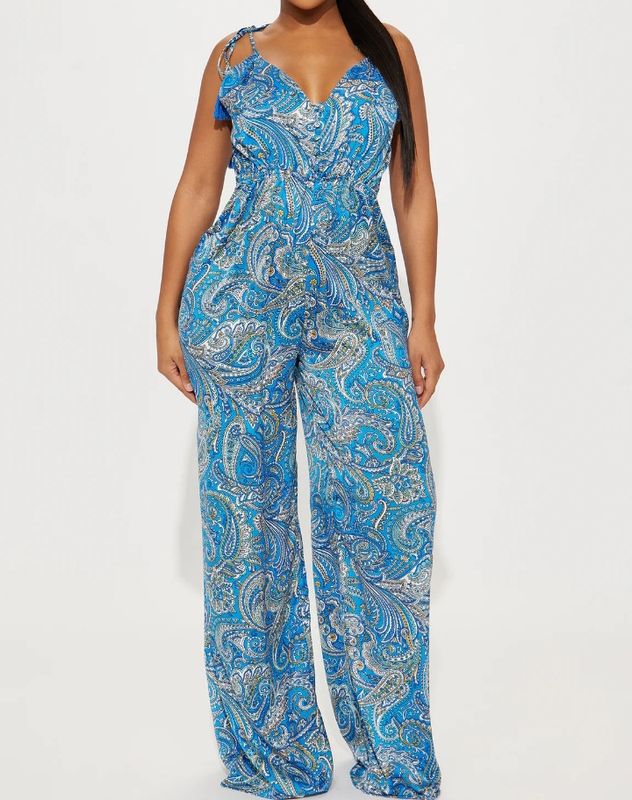 ​Adjustable Tassel Details Straps ​Jumpsuit