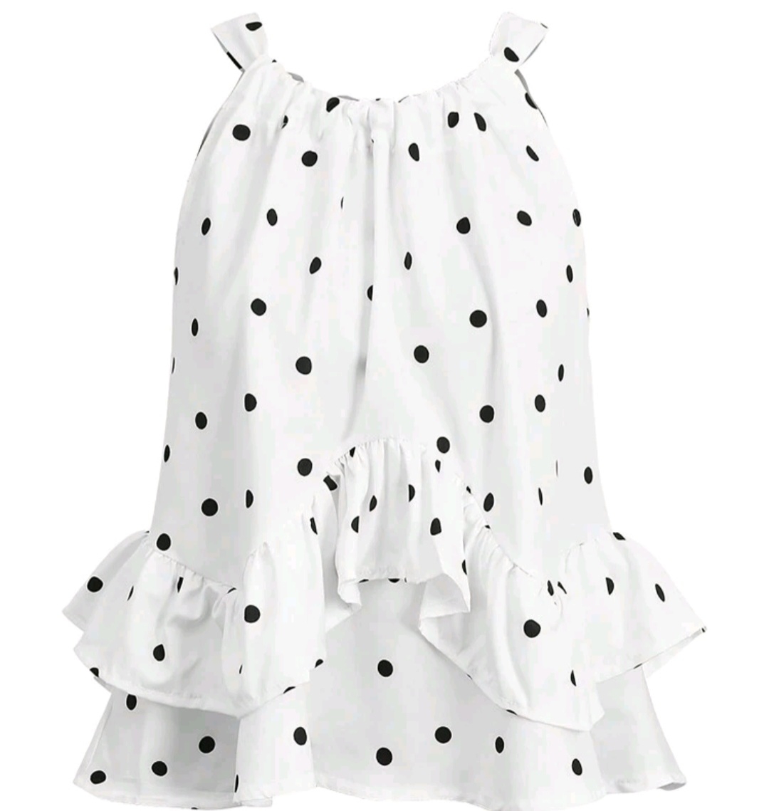 Sleeveless  Tie Back Halter Neck Top