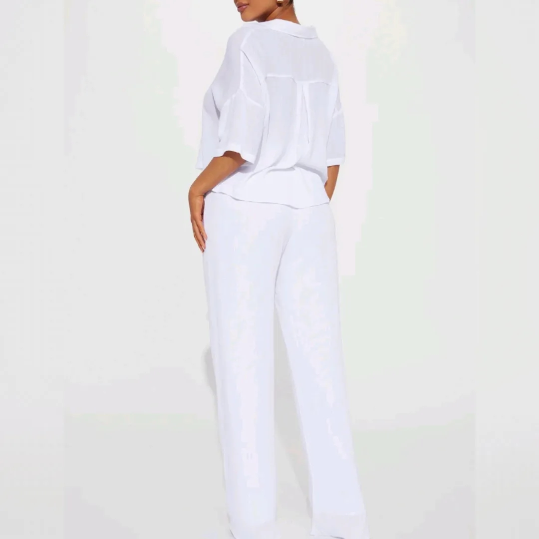 Comfy Wide Legs Pants set 
