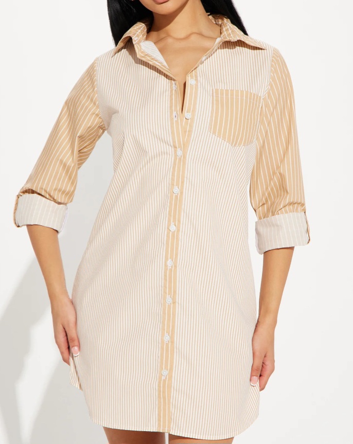 Long Sleeve Shirts Dress
