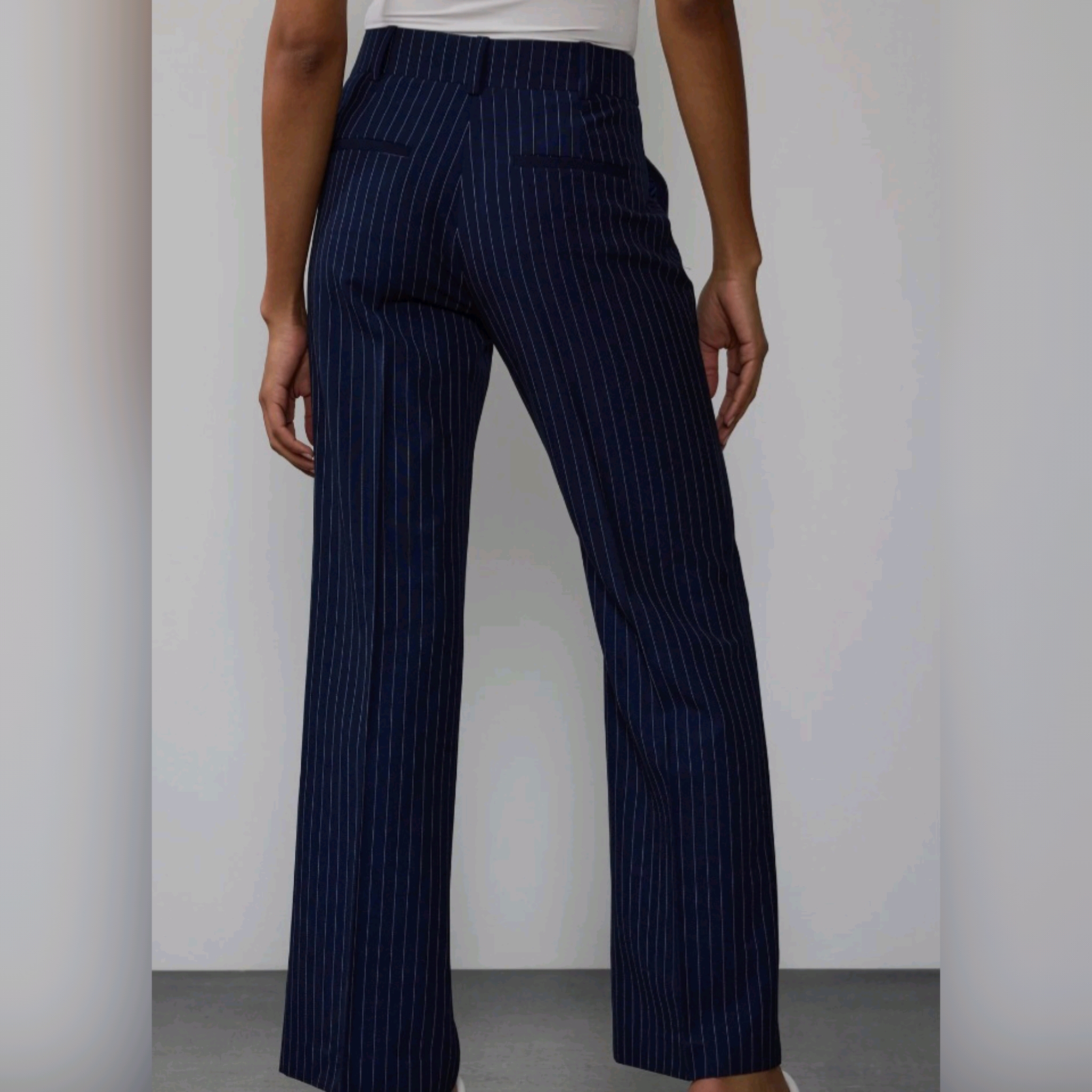 Plaid Straight Leg Slim Pants