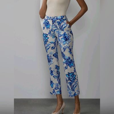 Floral Straight Leg Pants