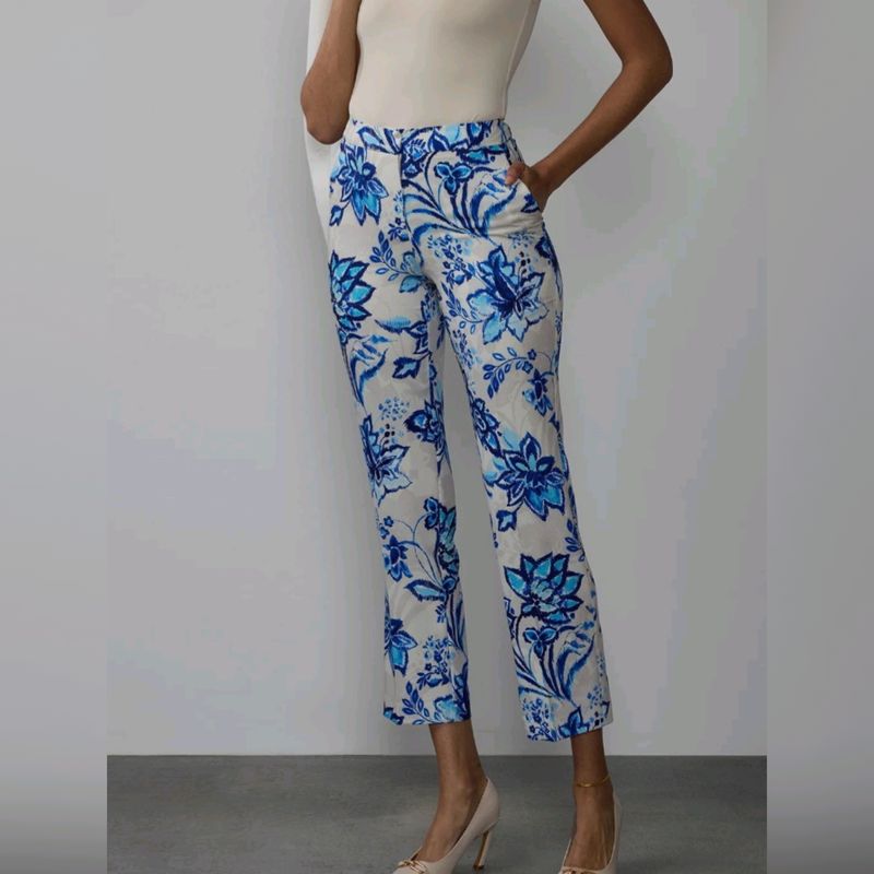Floral Straight Leg Pants