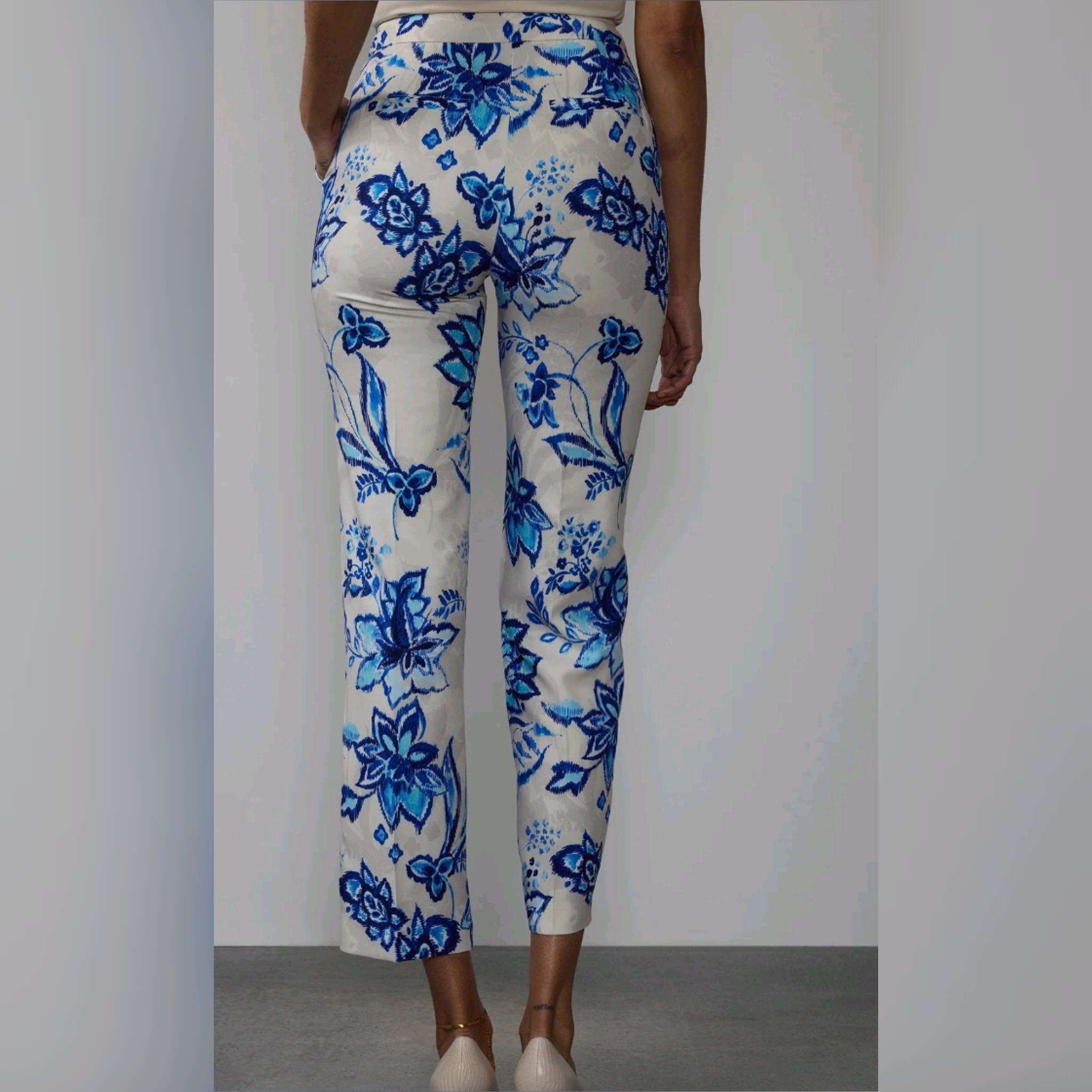 Floral Straight Leg Pants