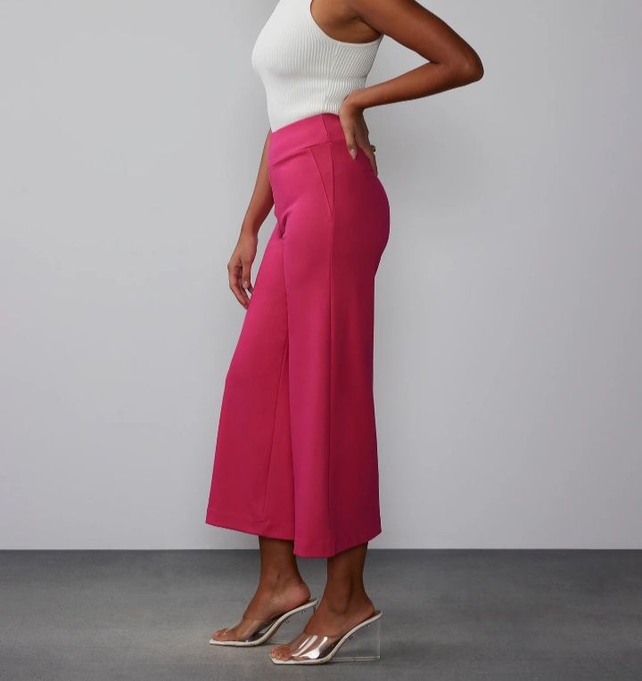 Pull On Palazzo Crop Pant