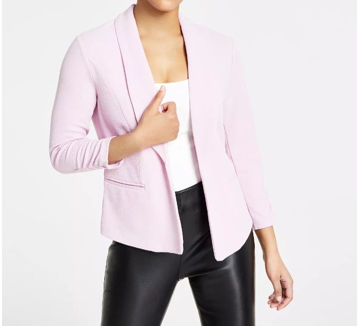 Shawl Collar open Front Blazer