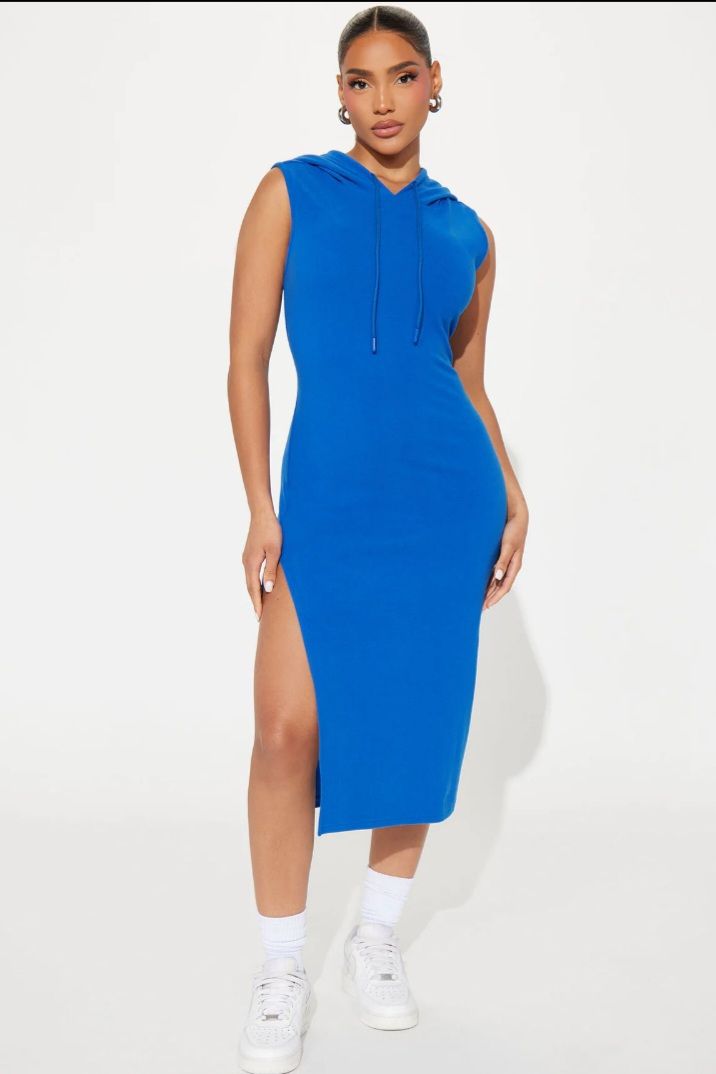 Hooded Sleeveless Dress