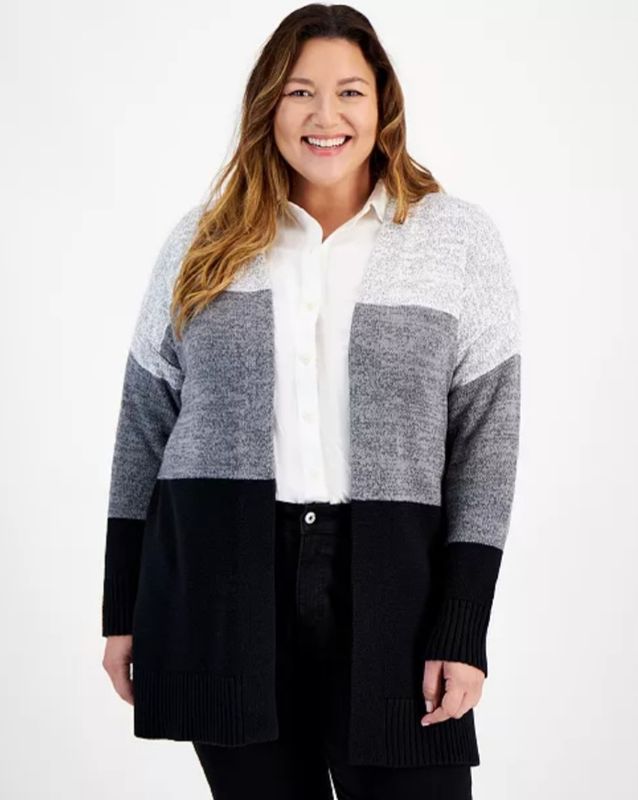 Open Front Cardigans with side Pockets
