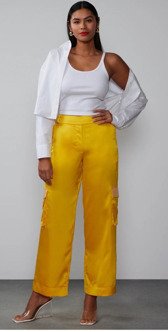 Satin Finish Trousers