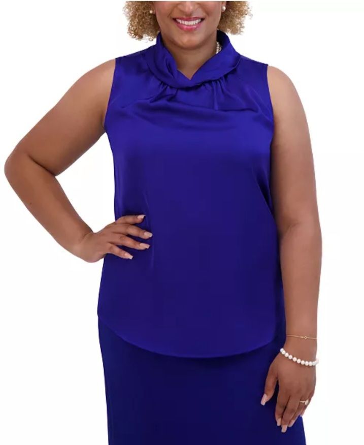 Sleeveless Scarf-Collar