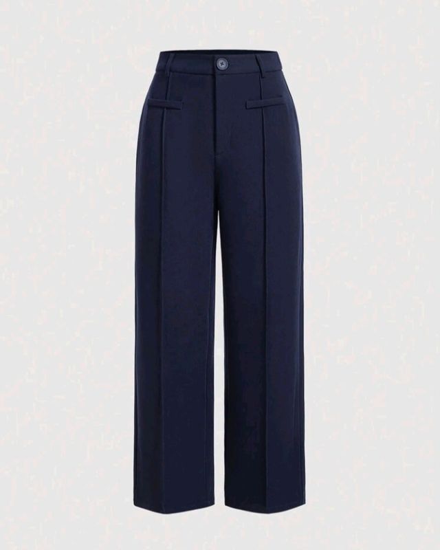 Pleated wide-Leg Pants 