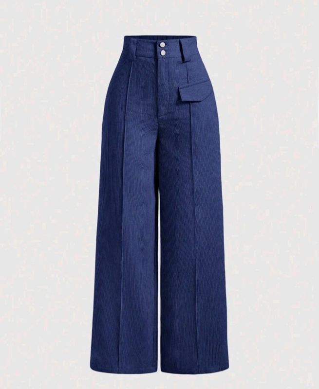 Pleated Wide Leg Pants
