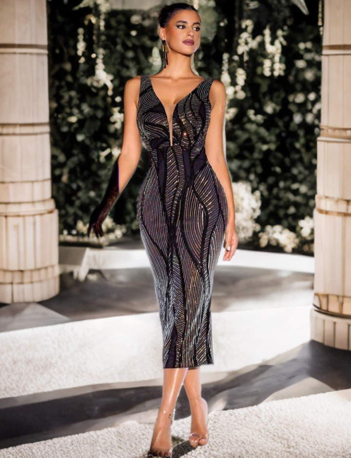 Sequin Cocktail Dress