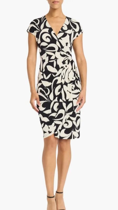 Faux-Wrap Dress