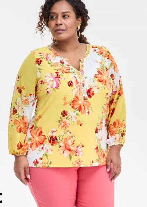 Glam Aura Blouson Top
