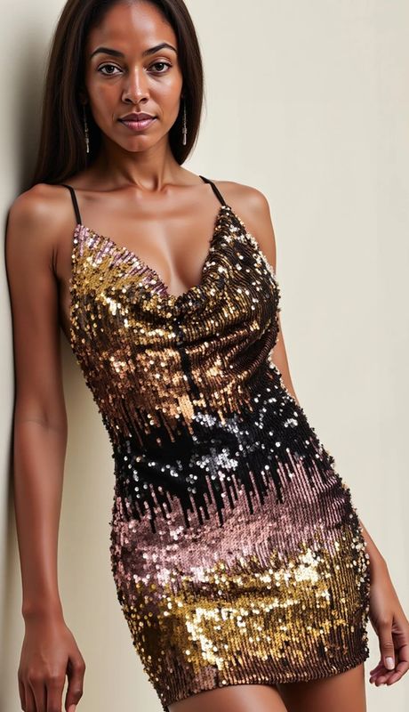 Boldly You Sequin Mini Dress