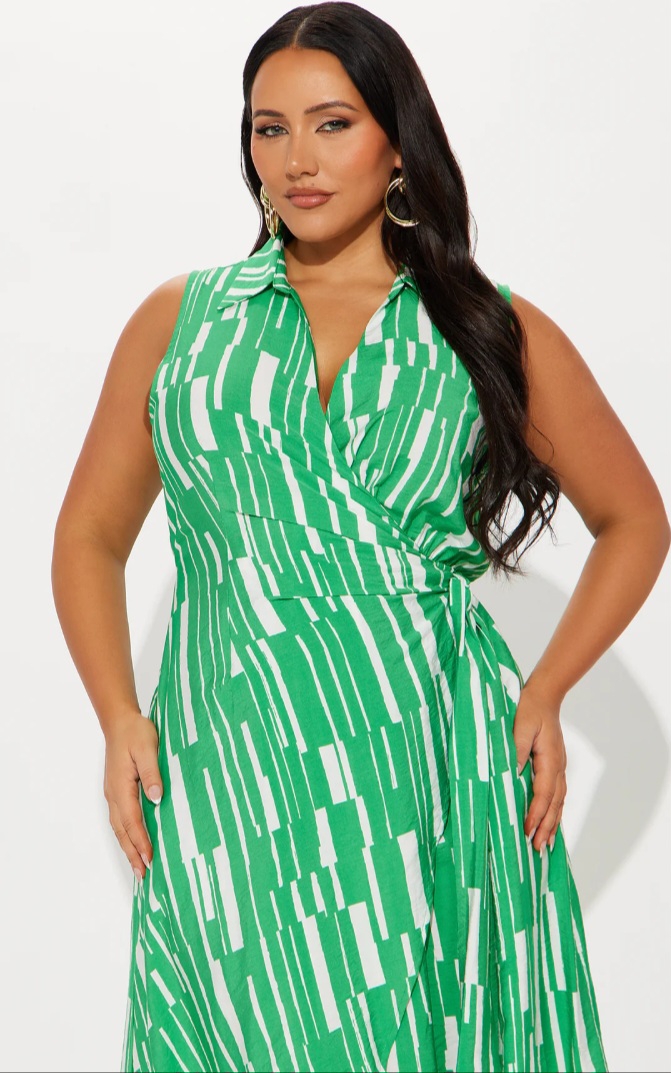 Elegant Tie-Waist Maxi Dress
